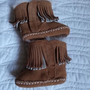 UGGToddler Branyon Fringe Bootie Brown Size 0/1